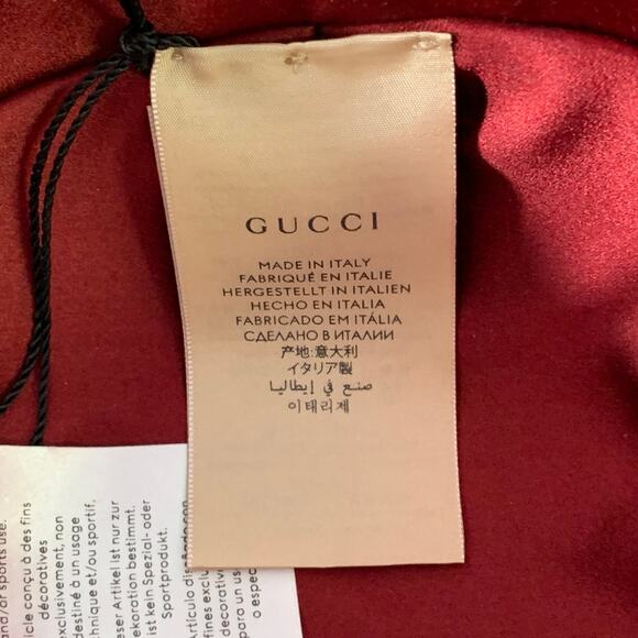 GUCCI FW21 Size M Black Velvet Leather Trim Cotton Riding Helmet - Picture 9 of 12